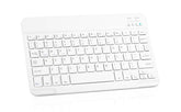 Rechargeable Bluetooth Slim Keyboard White
